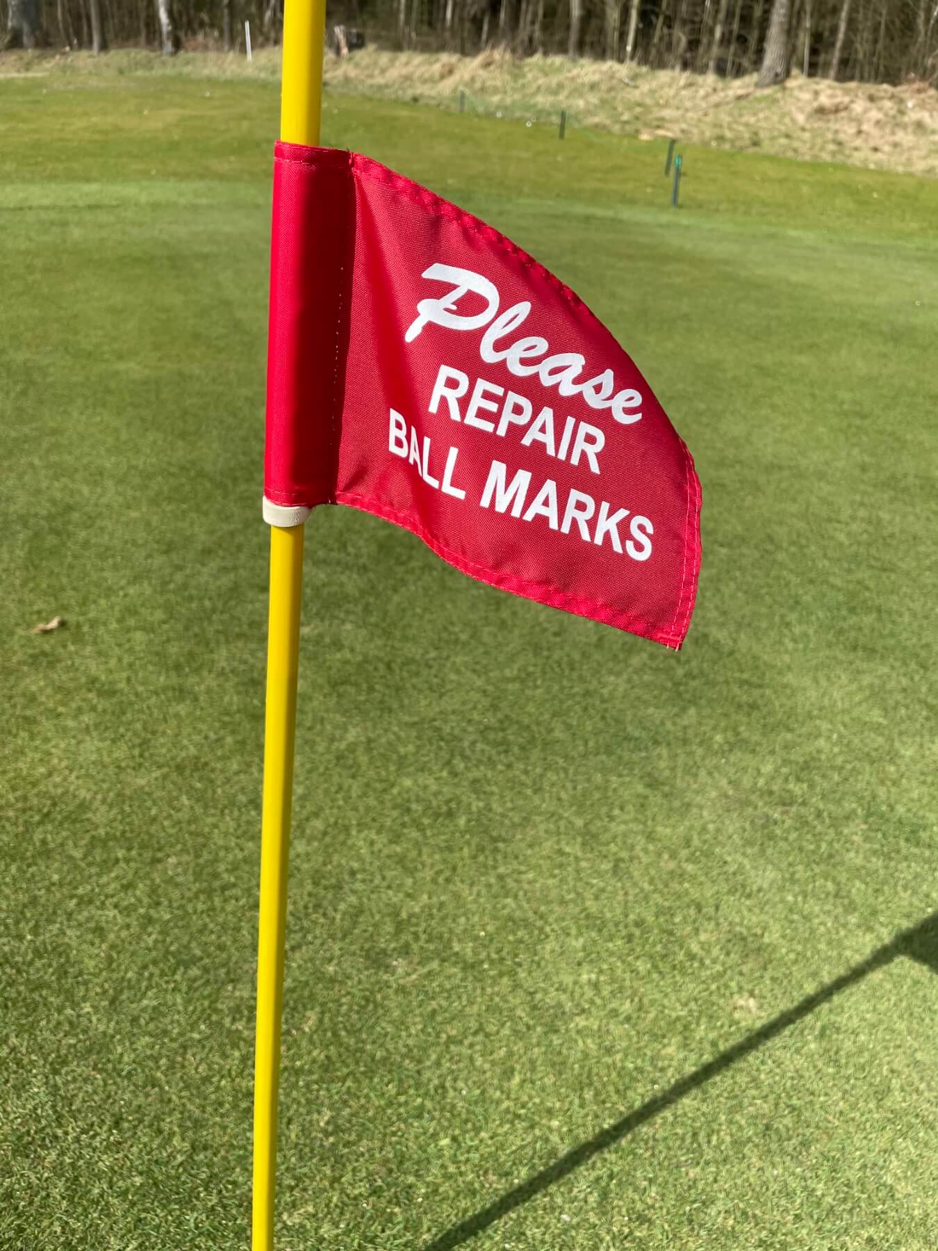 Flagge mit Repair Golf Club Hoisdorf