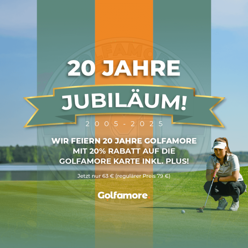 20 Jahre Golfamore Jubilläum Kampagne